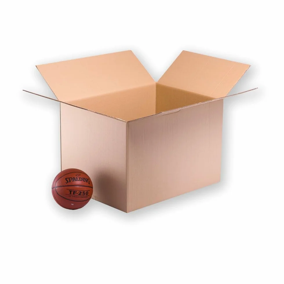 TELECAJAS | 2 Cajas 80x60x55 cm - Cajas Gigante de Cartón Mudanza Baul Grande - Medio Palet | Ideal para Envío y Guardar Objetos Voluminosos Anónimas, Doble Pared Reforzada | Pack de 2