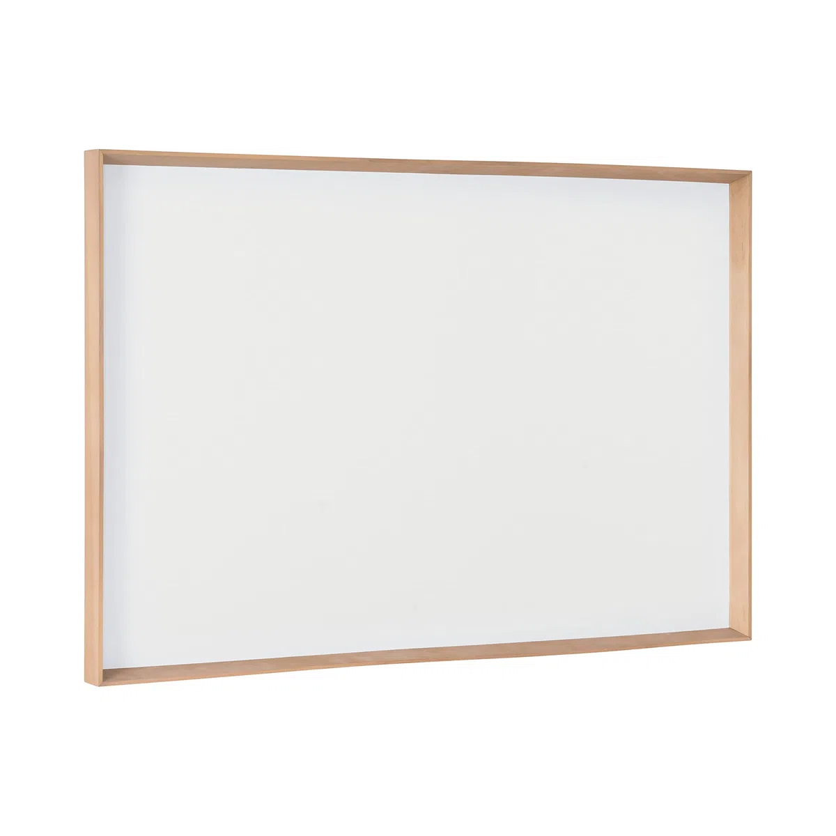 Bi-Office Pizarra Blanca Magnética, Superficie De Acero Lacado En Seco, Marco De Madera De Pino, 90 X 60 Cm