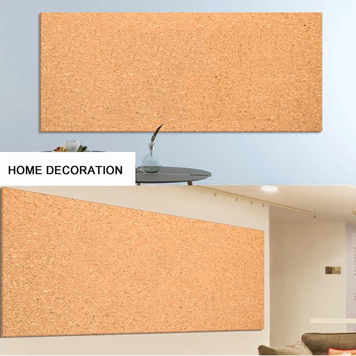 ZCX Tablón de anuncios, tablero de corcho, manualidades DIY for tablón de anuncios, carteles de puerta, decoración de pared, tablero de fotos, suministros for el hogar, escuela y oficina Rollo De Corc