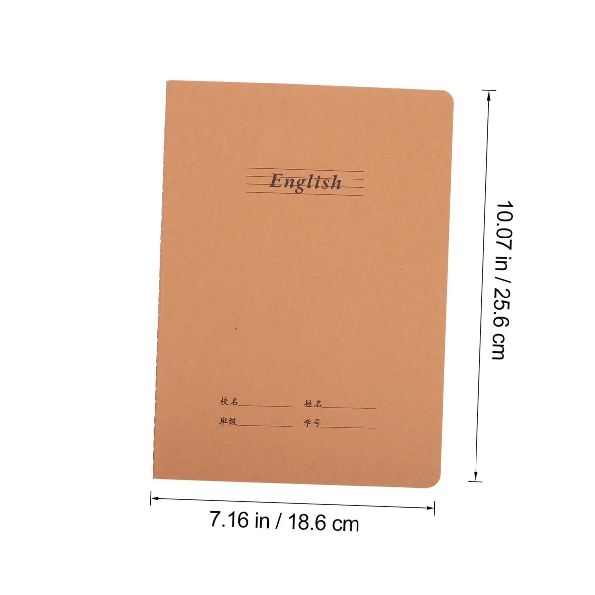 HOMSFOU Cuaderno de Ejercicios para Estudiantes 10 Piezas de Papel | Papelería para Estudiantes, Útiles Escolares, Libros para Tomar Notas, Decoracion Colegio