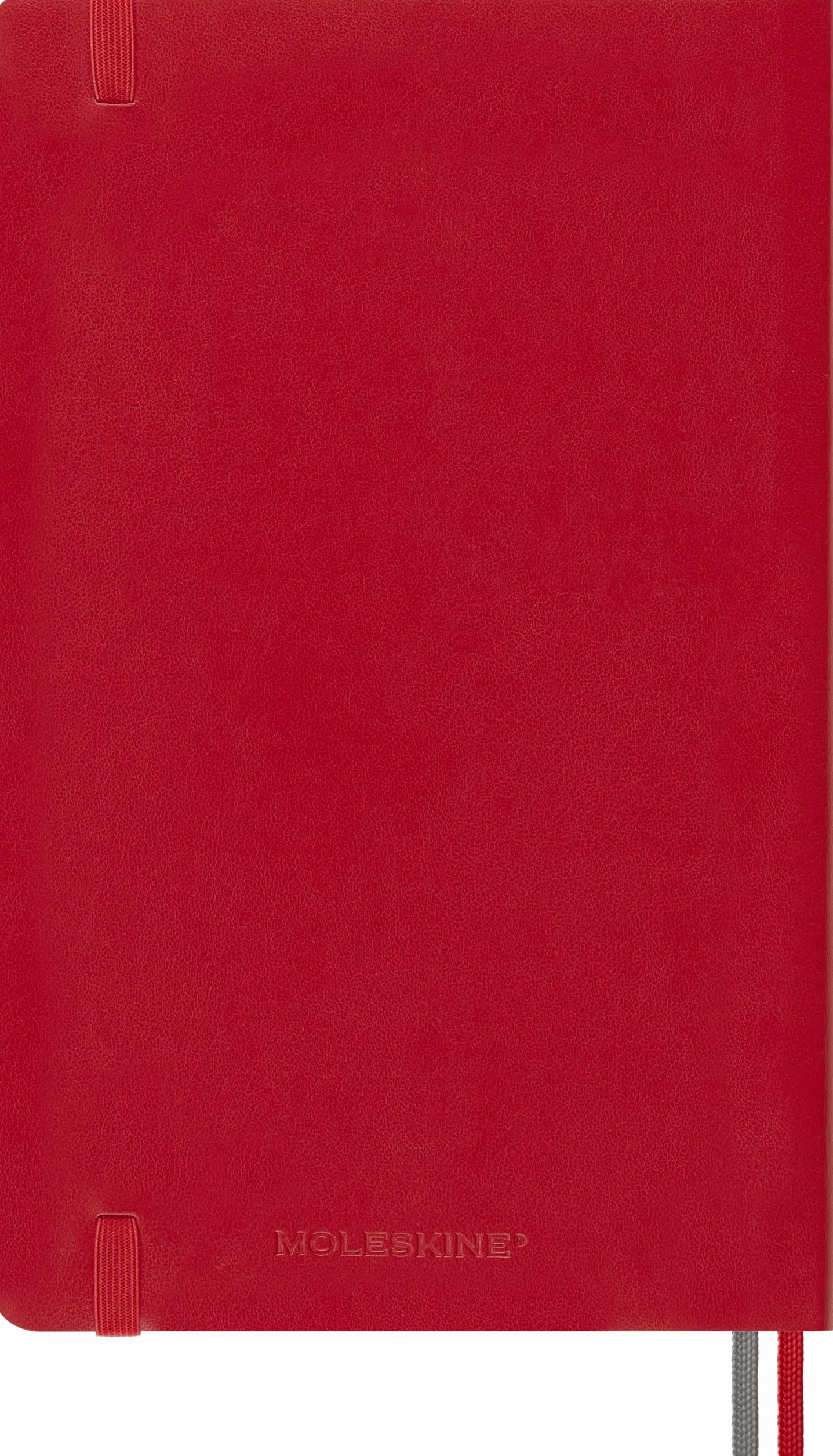 Moleskine Classic Notebook Expanded, Cuaderno Rayado, Tapa Blanda y Cierre Elástico, Large 13 x 21 cm, Rojo Escarlata, 400 Páginas | Cuaderno grande de 12,7 x 21 cm con 400 páginas rayadas para diario, notas, planificación y escritura diaria.