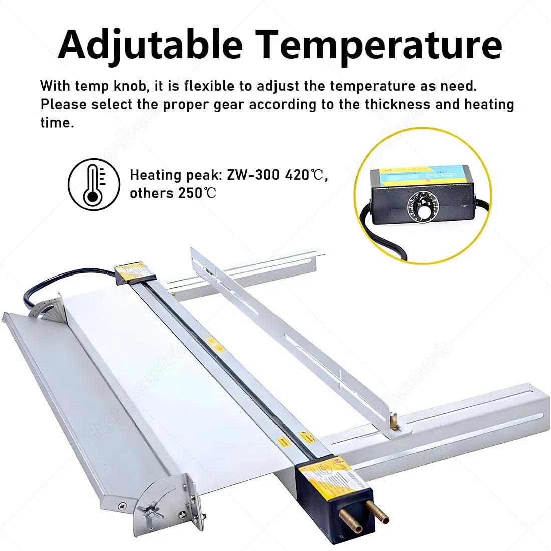 Dobladora de plástico de PVC acrílico, herramienta de doblado en caliente para platos orgánicos, fabricación de carteles, 125 cm