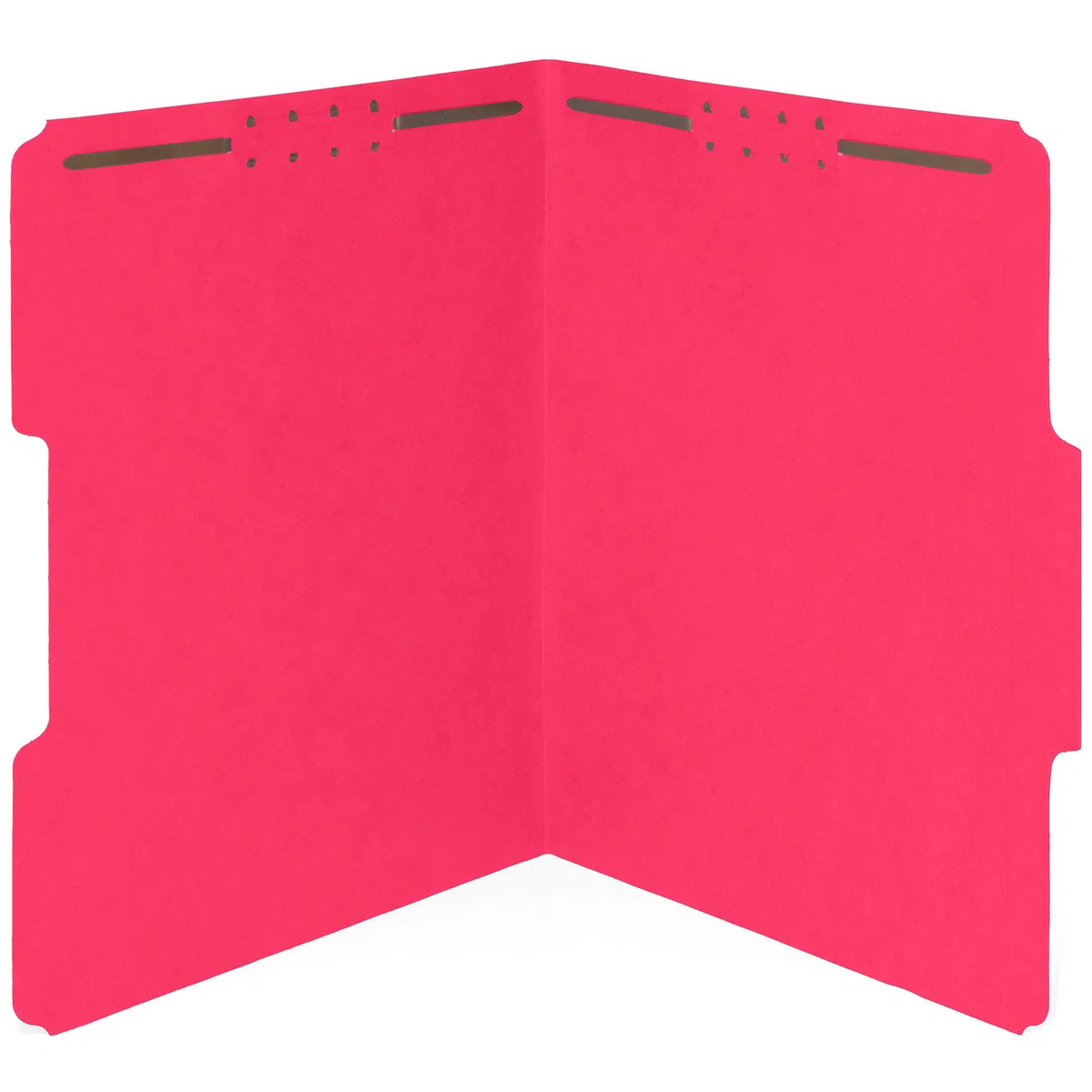 50 carpetas de archivos de cierre rojo, pestañas surtidas reforzadas de corte 1/3, duraderas 2 puntas diseñadas para organizar archivos médicos estándar, archivos de clientes legales, informes de