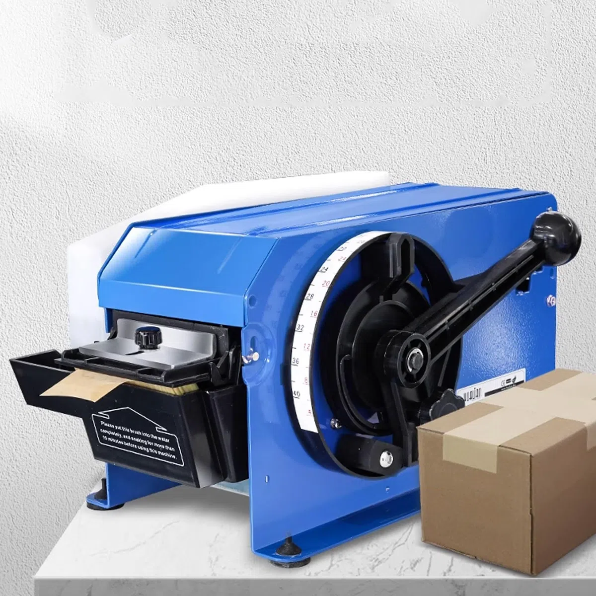 Dispensador de cinta kraft semiautomática, máquina manual de papel de pegamento húmedo, 20-100 mm de ancho, 100-1000 mm de longitud, rollo de 200 mm de diámetro, para el hogar, oficina, tienda de