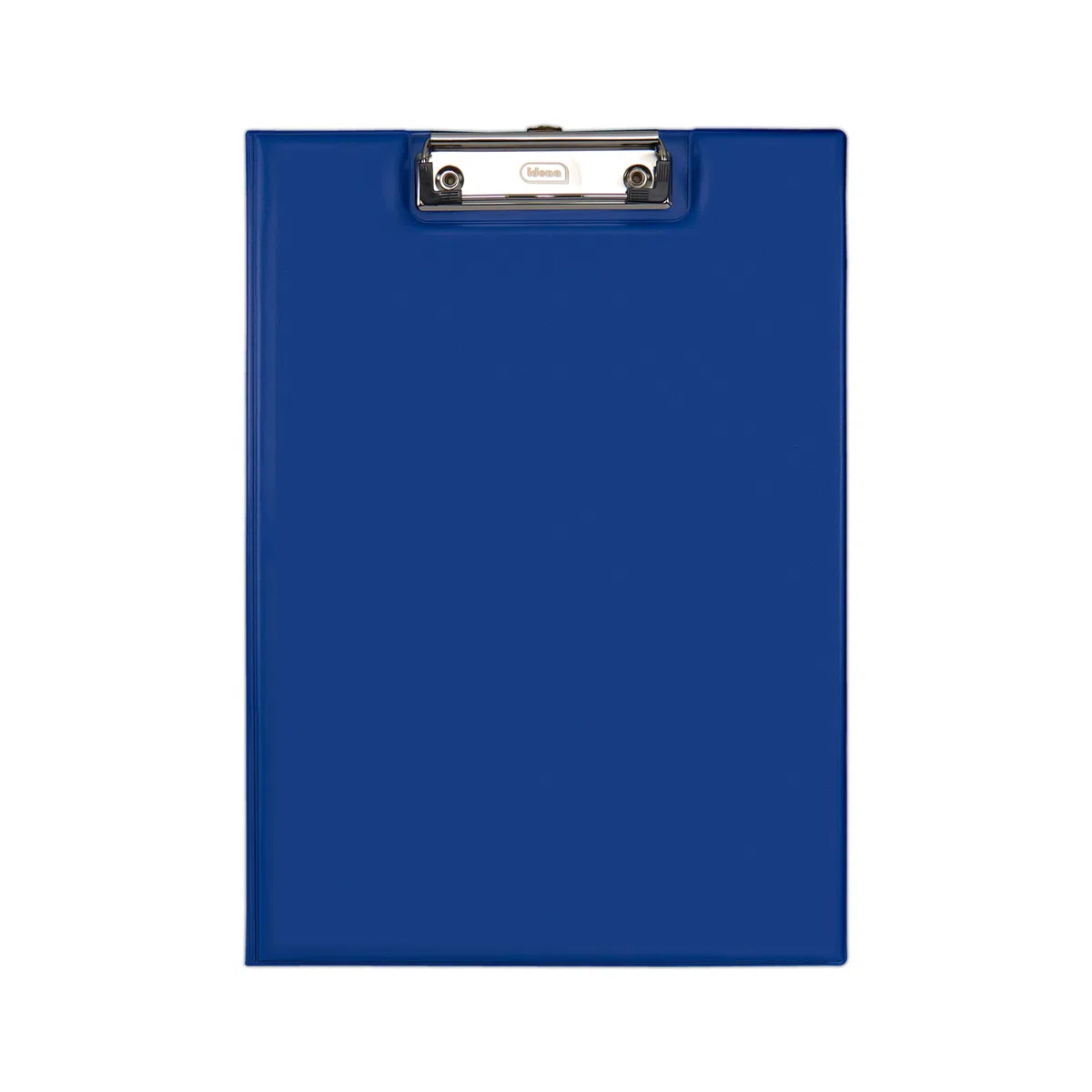 Idena 90295 - Carpeta portapapeles para DIN A4, 12 unidades, formato vertical, portapapeles revestido de PVC en azul, con tapa