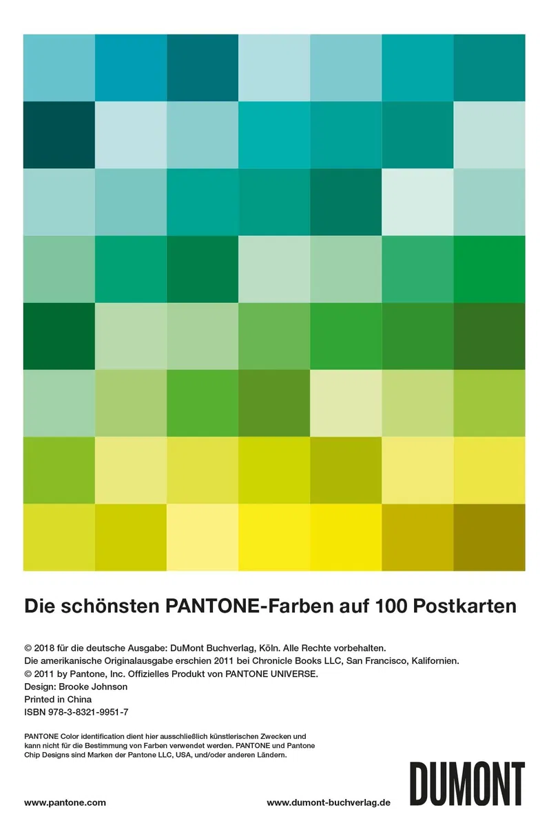 Pantone: 100 Postkarten