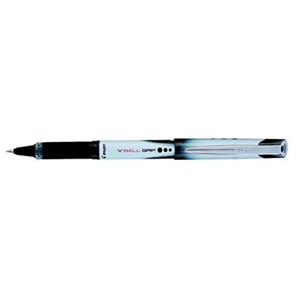 Pilot - V-Ball Grip 05 - Bolígrafo Roller Tinta Liquida - Negro - Punto Fino - Caja 12 unidades