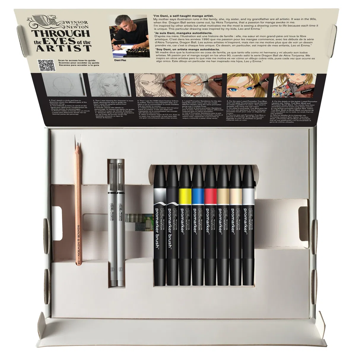 Winsor & Newton Promarker Mixed Media Set - Manga