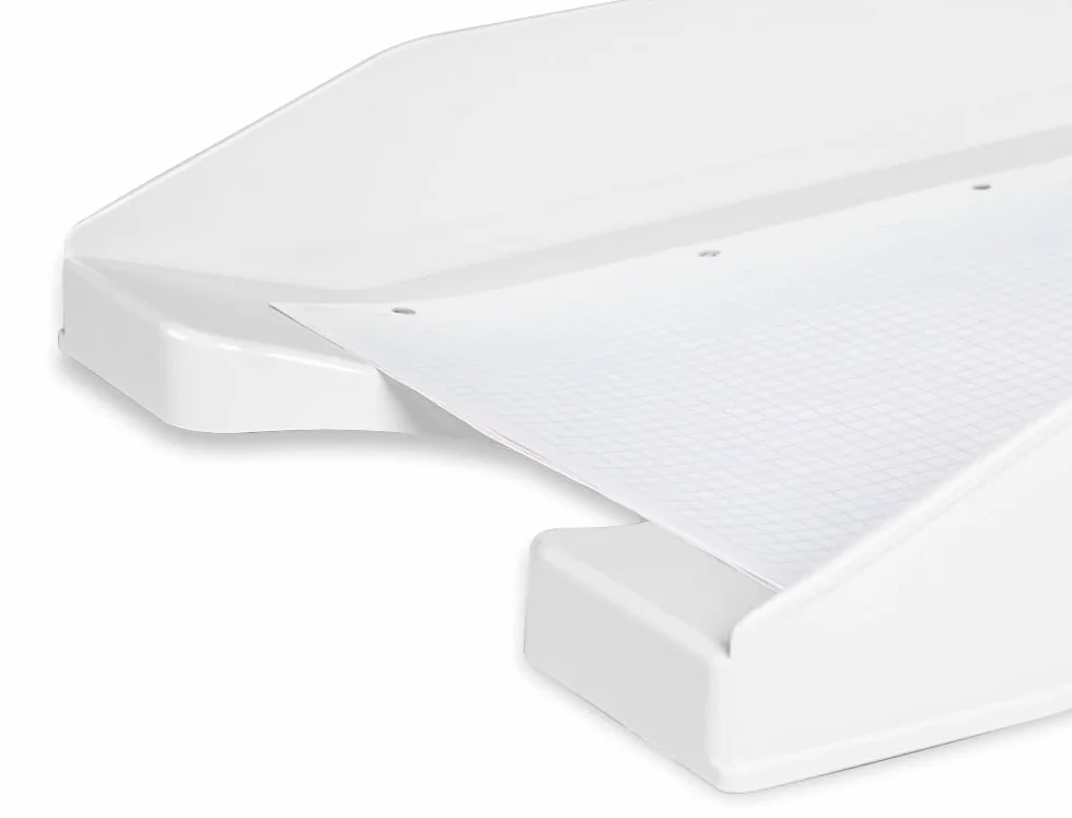 Ecogreen Office Paper Bandejas de Oficina Apilables 6 Piezas Organizador Escritorio Blanco Pastel
