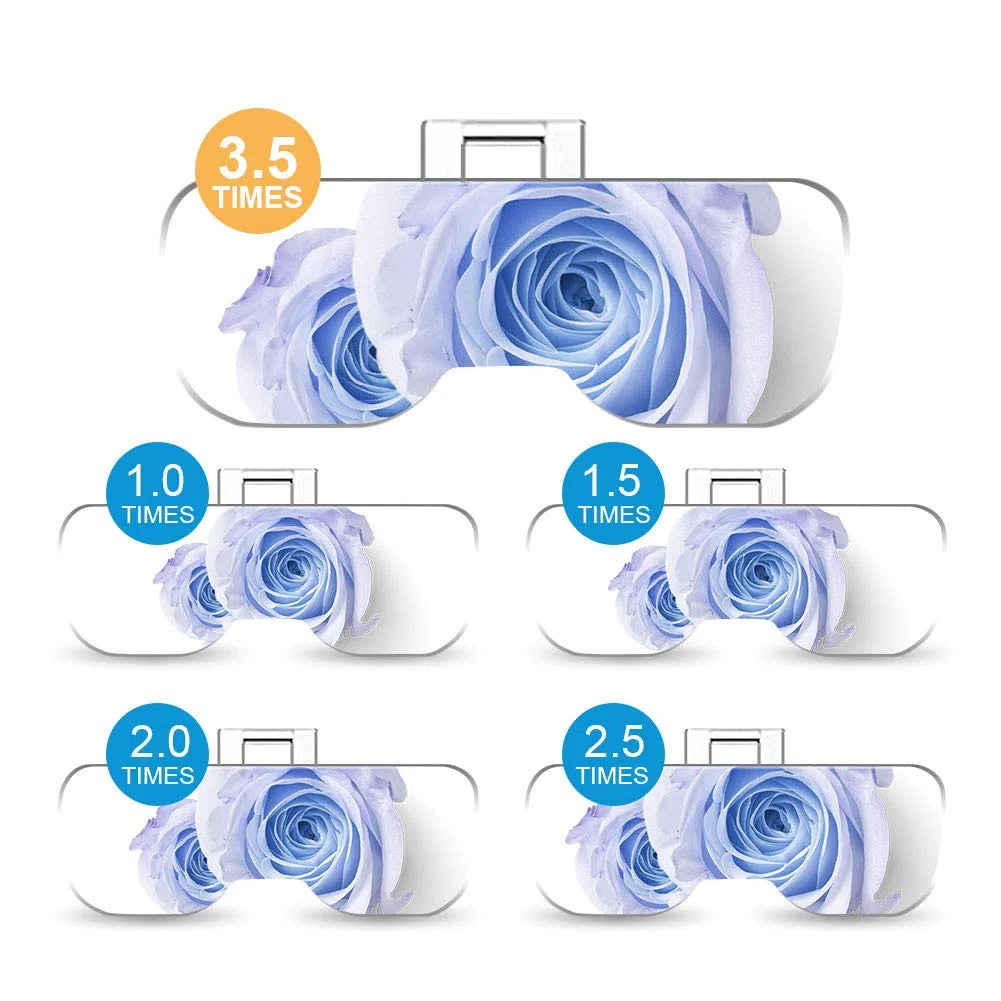 Lupa de Diadema de 1 a 6 aumentos, Lupa de Montaje en la Cabeza con luz LED para Trabajos cercanos, joyeros, Extensiones de pestañas, reparación de Relojes, Lectura
