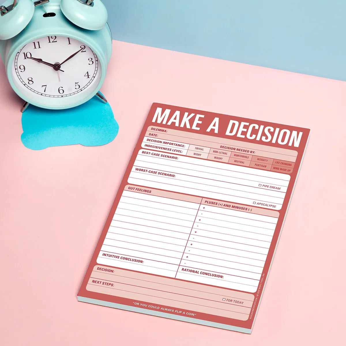 Knock Knock Bloc de notas Make a Decision (12217)