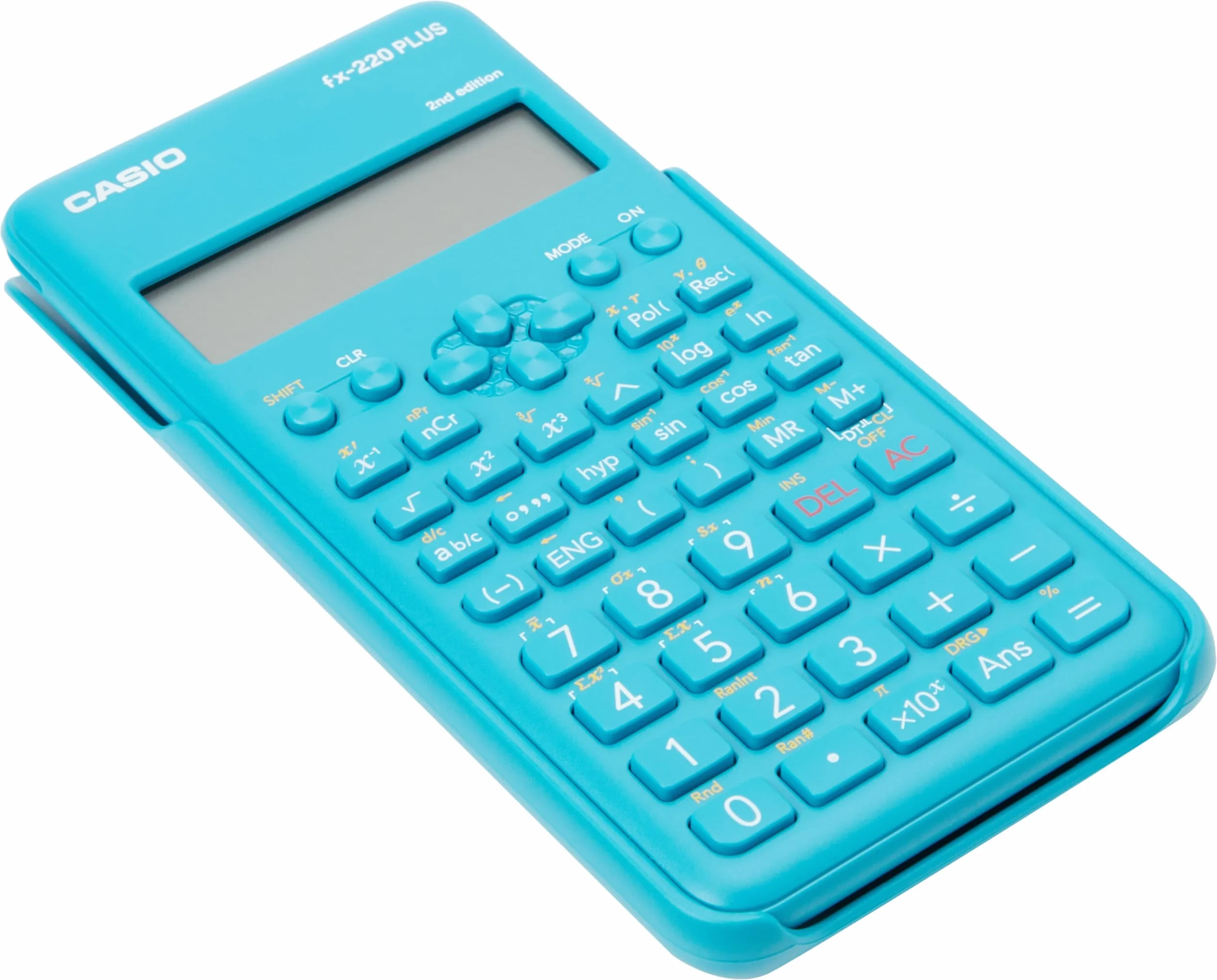 Casio Calculadora (Bolsillo, Calculadora científica, 2 líneas, Batería, Azul)