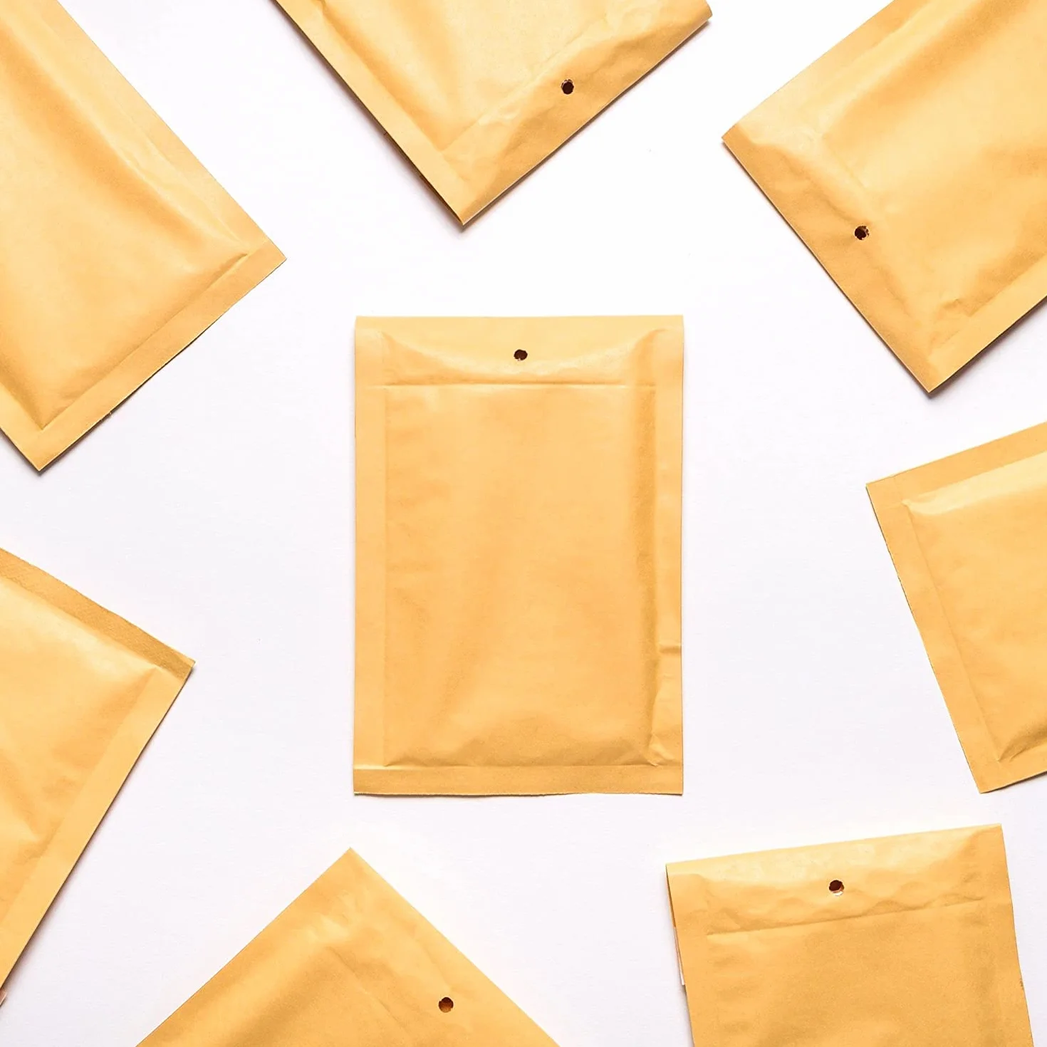 Ofituria 200 Sobres Acolchados de Papel Burbuja Interior de Polietileno, Color Marrón, Bolsas para Envíos con Capacidad para Albergar Documentos de una superficie máxima de 230x340 mm