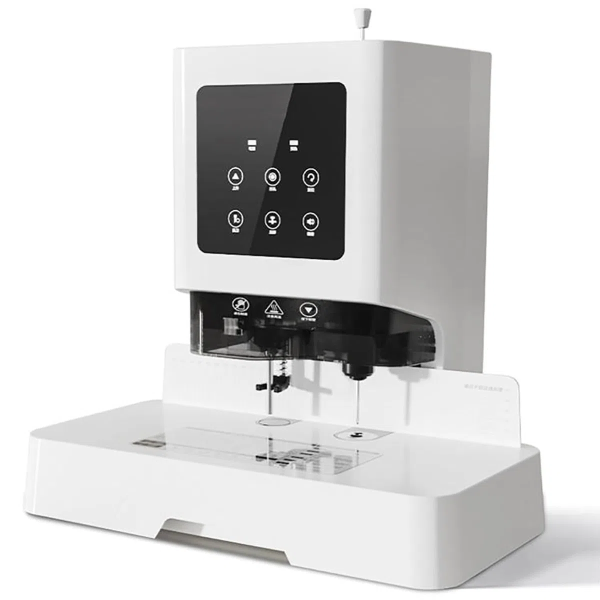 Máquina Manual de perforación y encuadernación, Grosor máximo de encuadernación de 50 mm, Panel táctil Inteligente, para oficinas Contables.