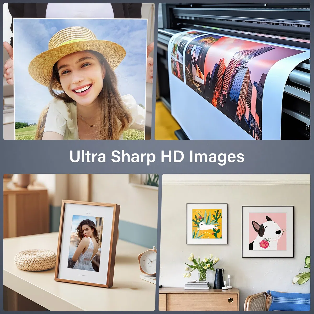 1 rollo de papel fotográfico brillante RC de alta calidad de 24 pulgadas x 100 pies de ancho. Nueva actualización, capa recubierta de resina en la parte posterior, más duradero e