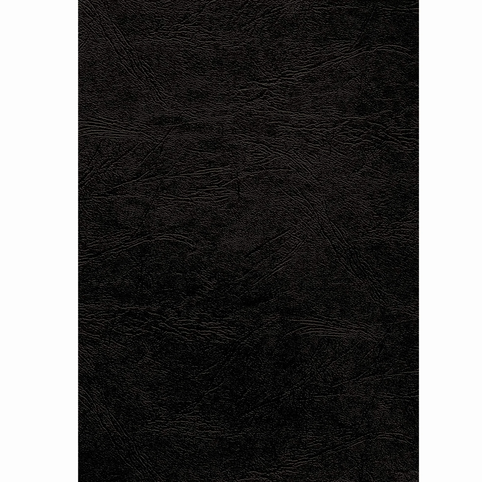 Fellowes Portadas para encuadernar de cartón símil piel Delta Cuero, extra rígido, 250 micras, 100% reciclables, formato A3, con certificación FSC, pack de 100, color negro