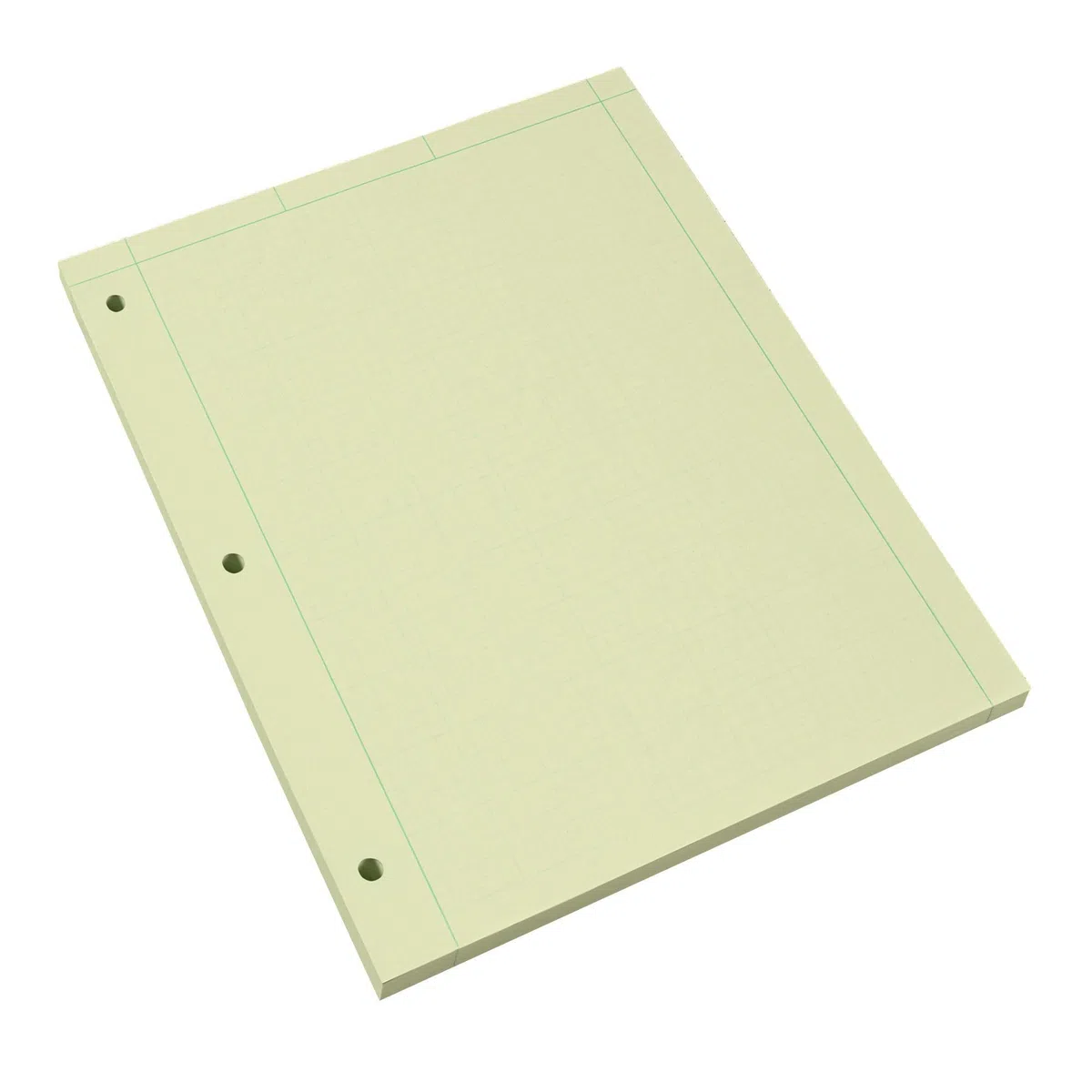 ROARING SPRING Almohadilla de ingeniería, 21,8 x 27,8 cm, verde, 100 hojas
