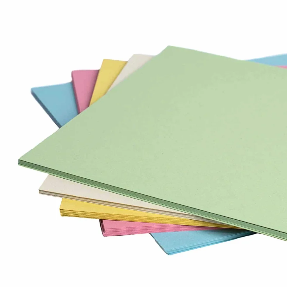 House of Card & Paper A2 220 gsm tarjeta de color pastel – Surtidos (paquete de 50 hojas)