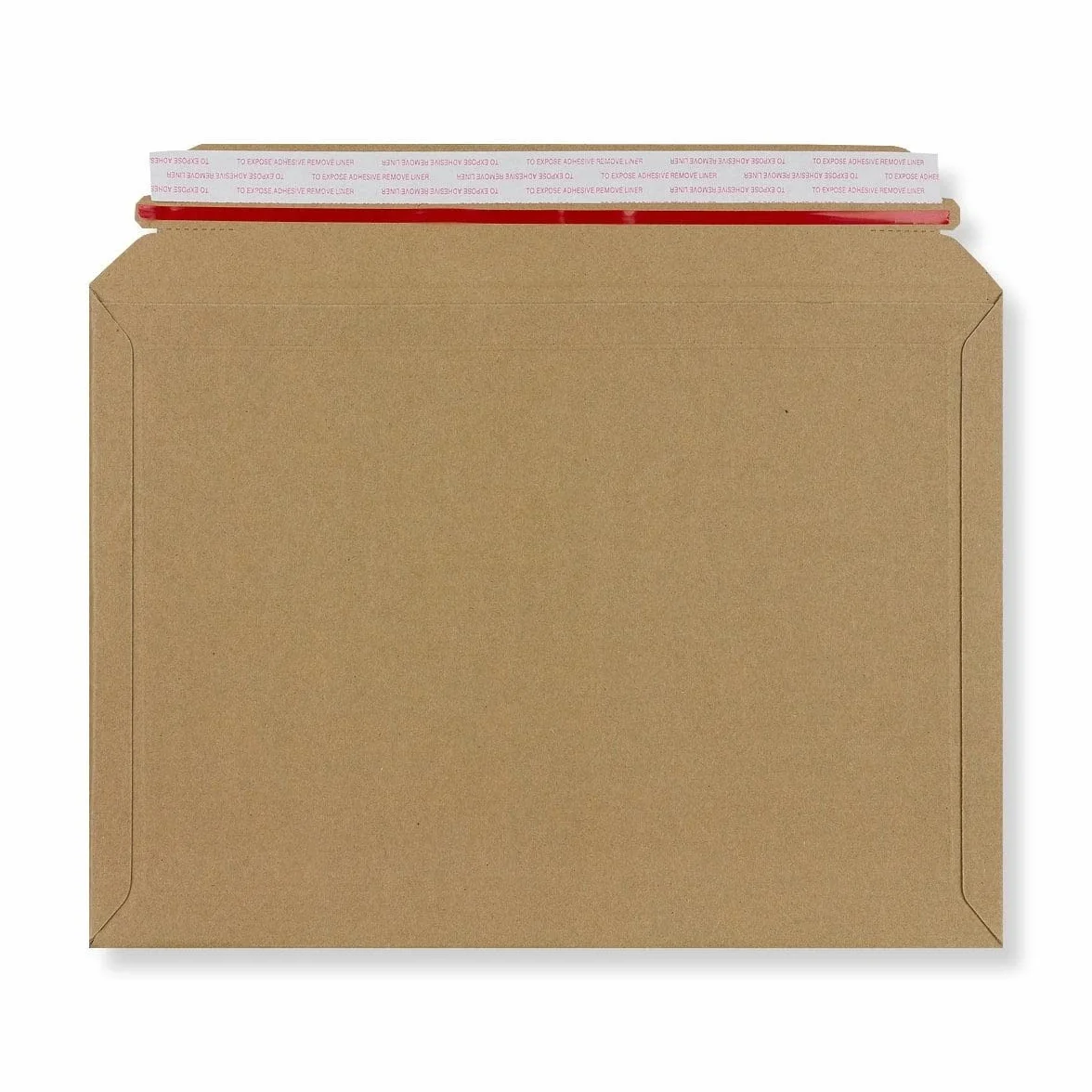 Paquete de 100 sobres de cartón C4 | Sobres de cartón corrugado de 234 x 334 mm (A4) 400 g/m² para correos | Apertura de tiras y rasgaduras | Cartera rígida para tarjetas RM grandes