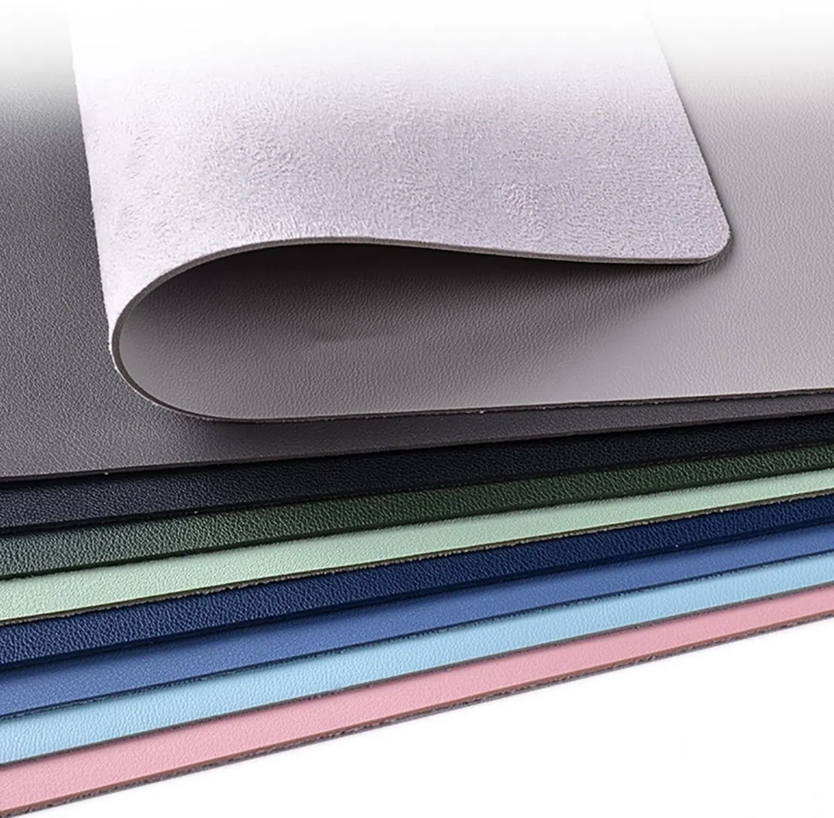 Alfombrilla de ratón grande de piel rosa, impermeable, multifuncional, fácil de limpiar, para laptop, tamaño extendido, 80 x 40 cm, fina, elegante y duradera