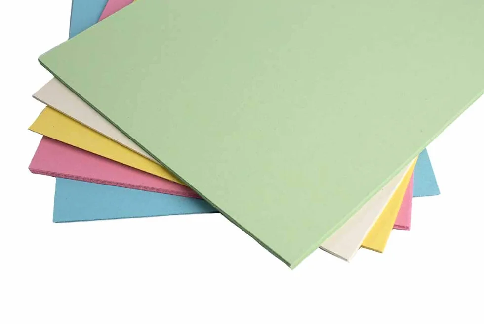 House of Card & Paper A2 220 gsm tarjeta de color pastel – Surtidos (paquete de 50 hojas)