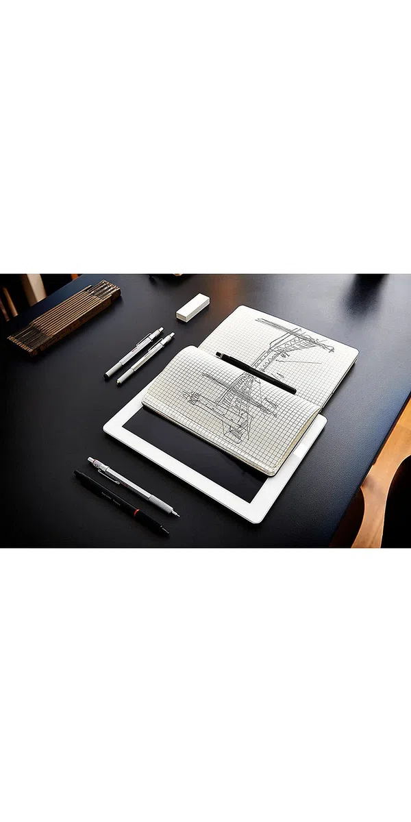 Rotring - Portaminas 300 de 2 mm, modelo 1904729, estructura negra, paquete de 10 unidades