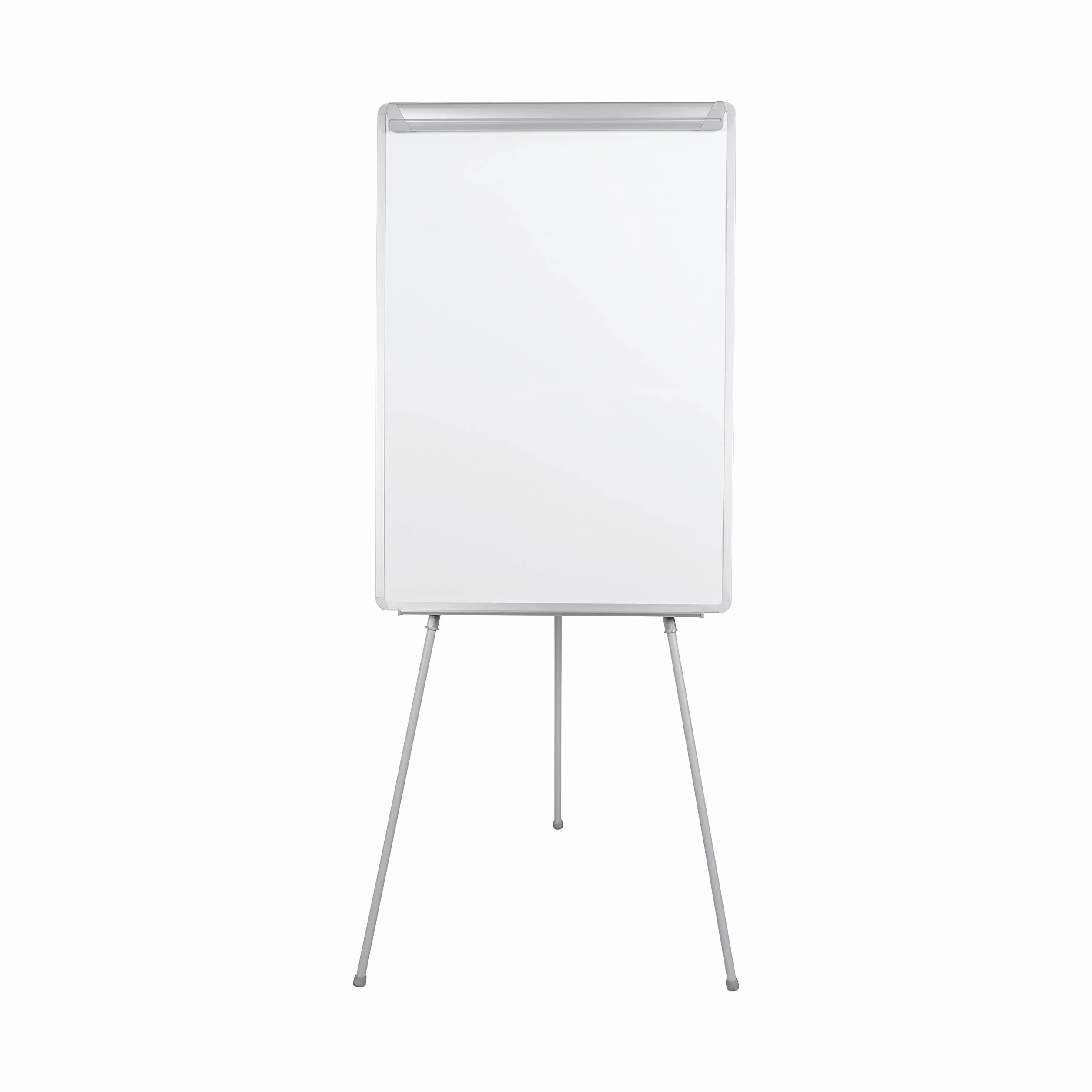 Bi-Office Easy Pizarra Magnética con caballete de trípode, marco gris, pizarra A1 60 x 85 cm, para rotafolios