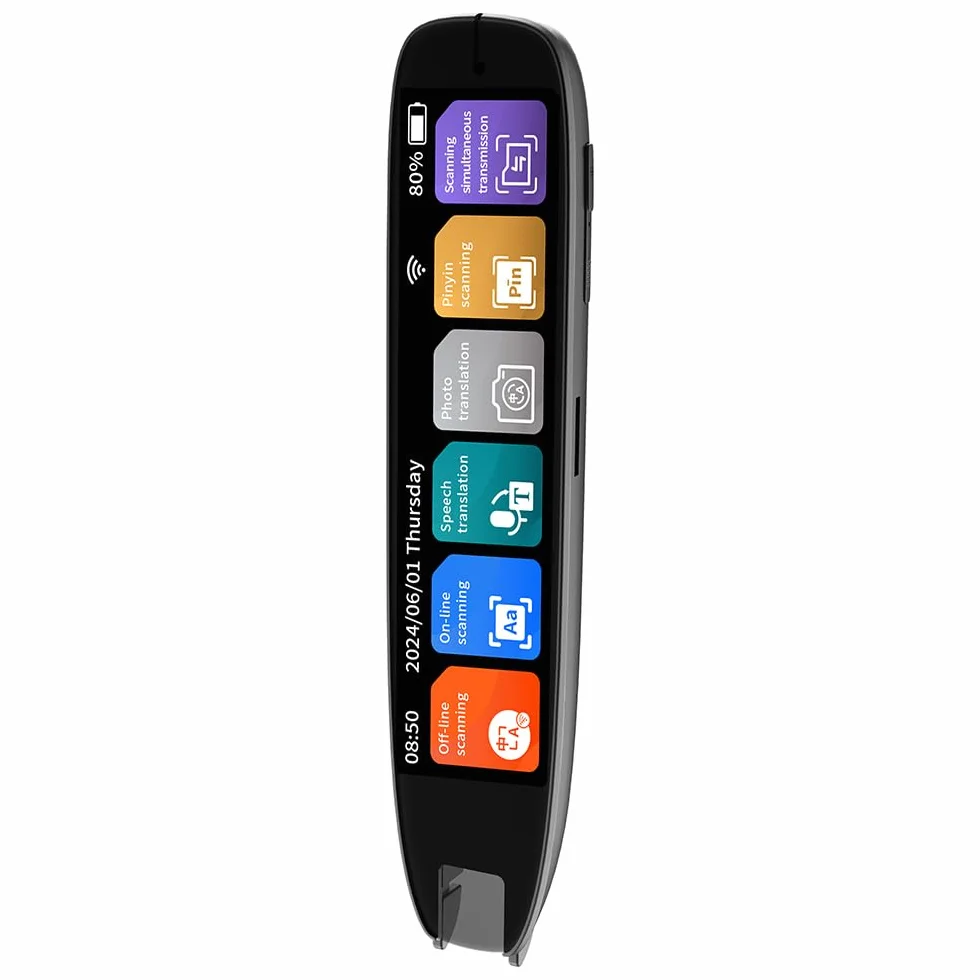 Diccionario Traducción Pen WiFi/BT Connection 142 Idiomas Dicción Múltiple con Pantalla Táctil para Estudiantes de Idiomas