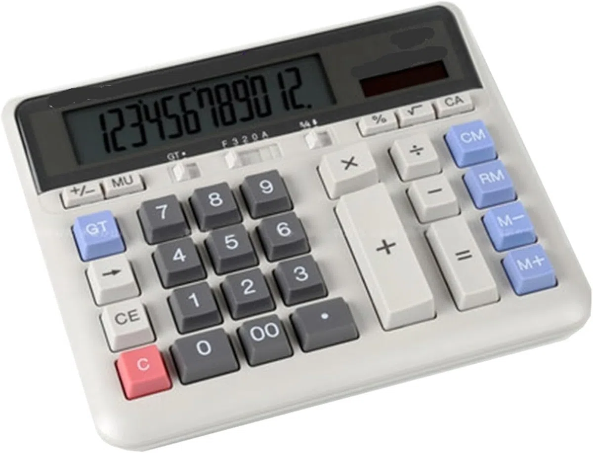 Calculadora científica Calculadoras Calculadora de Escritorio, Calculadora de botón Grande Contabilidad financiera Calculadora Especial de Escritorio Grande for Oficina y Negocios (Blanco)
