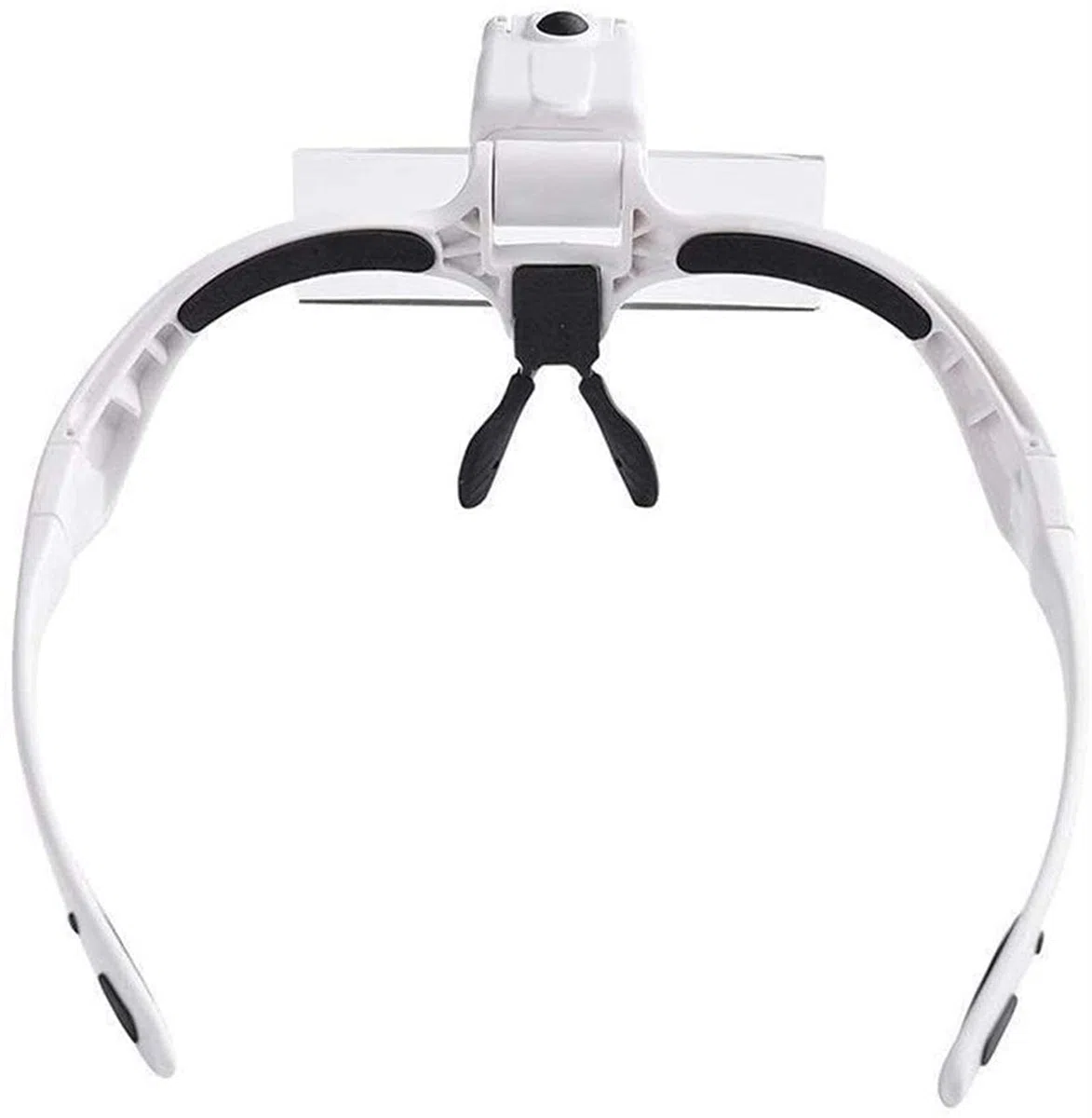 Lupa De Diadema, Gafas De Aumento con Luz para La Cabeza, Lupa De Diadema con Soporte para Gafas con Luz, Manecillas Intercambiables para Lectura, 5 Lentes Reemplazables.