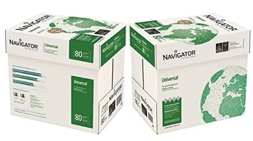 NAVIGATOR universal Papel para fotocopiadora (A4, 80 g/m²), color blanco NAV0317 [5 x 500 hojas]