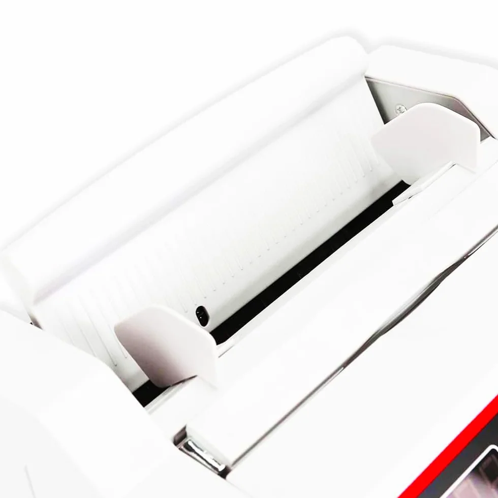 Contador de billetes profesional con detector de falsos y doble pantalla LED