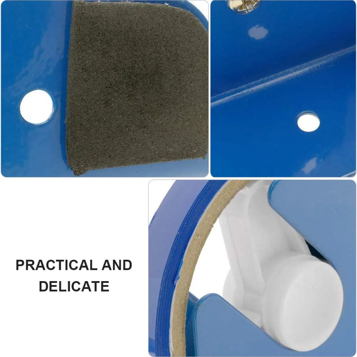 Gadpiparty Cortador de Cinta Adhesiva 12 Mm Dispensador Azul 8 Rollos de Cinta Adhesiva Roja y Azul para Sellado de Bolsas, Máquina Selladora Manual para Embalaje y Oficina