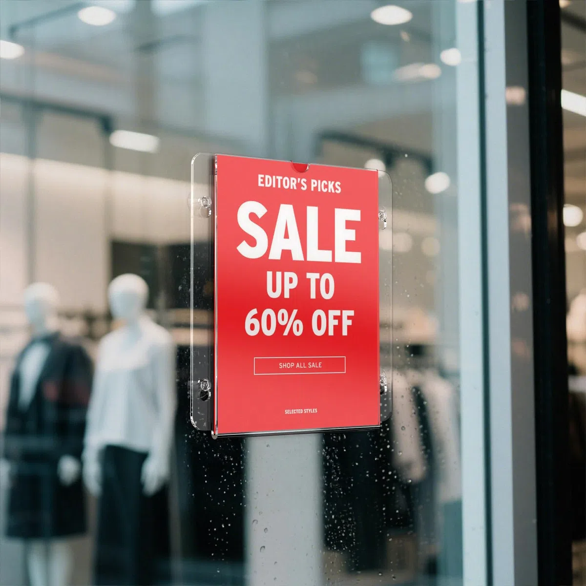 NIUBEE Business or Store Sign Holders