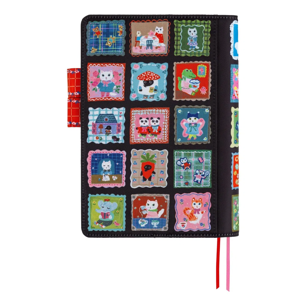 Cubierta del planificador Hobonichi Techo A5 – Yumi Kitagishi: La vida diaria del gato blanco (Tamaño primo, solo cubierta)