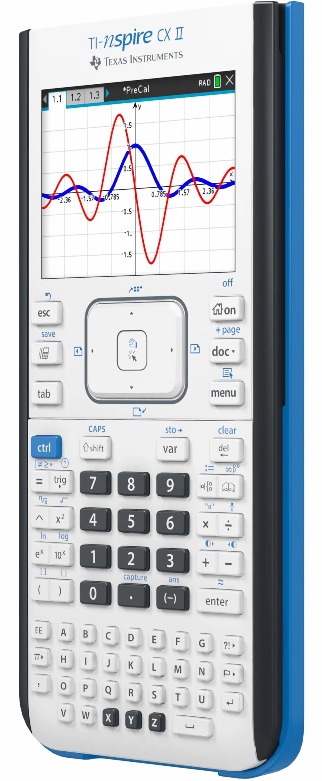 Texas Instruments - TI-Nspire CX II - Calculadora gráfica a color, con software, para estudiantes, (PC/Mac)