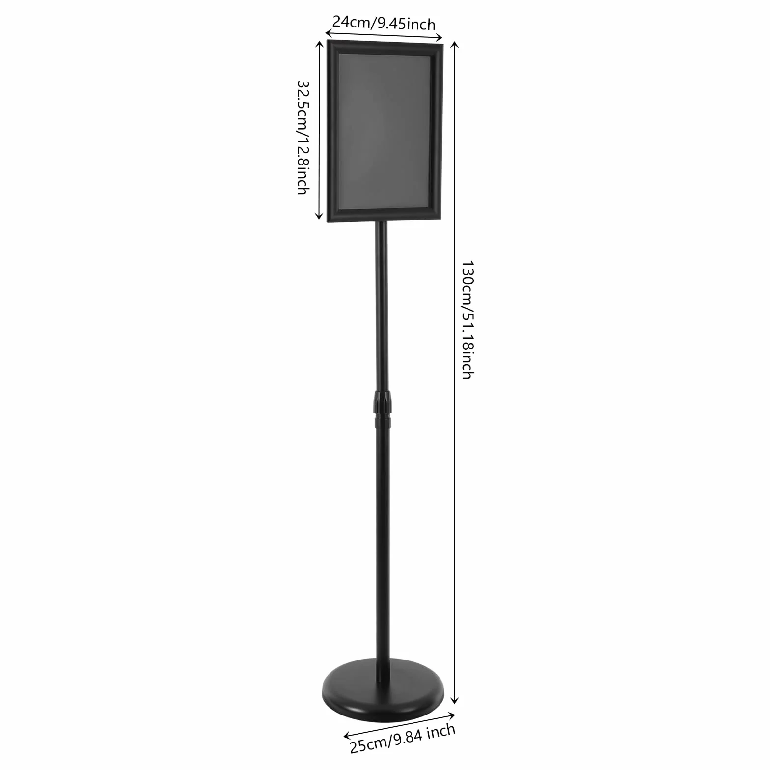 8 soportes para carteles DIN A4 para pantalla, soporte ajustable para carteles, soporte de póster para mesa, soporte de metal reutilizable para tiendas, restaurantes y publicidad