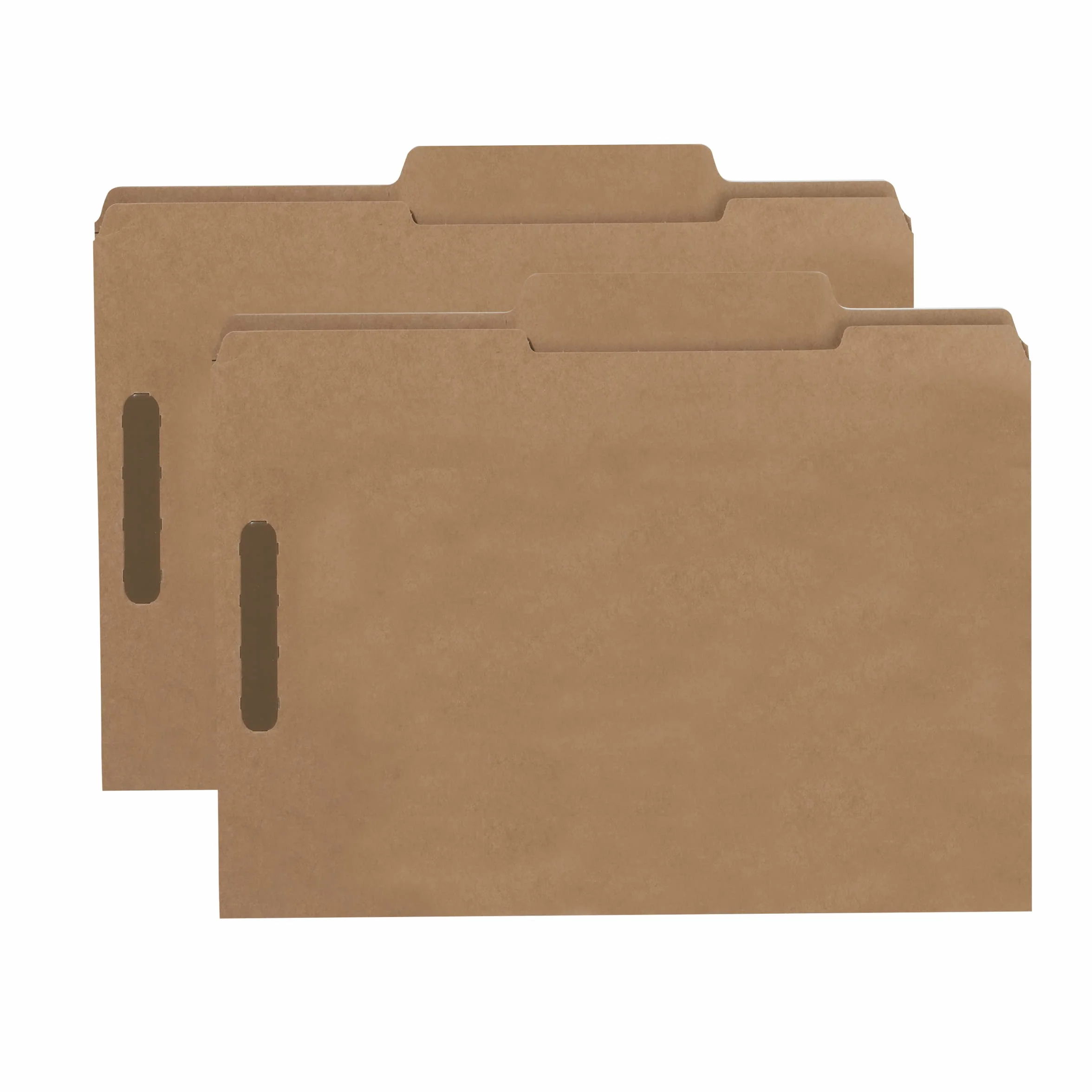 Smead cierre Archivo Carpeta, 2 cierres, 2/5-cut Tab derecho de centro posición, tamaño carta, Kraft, 50 por caja (14882)