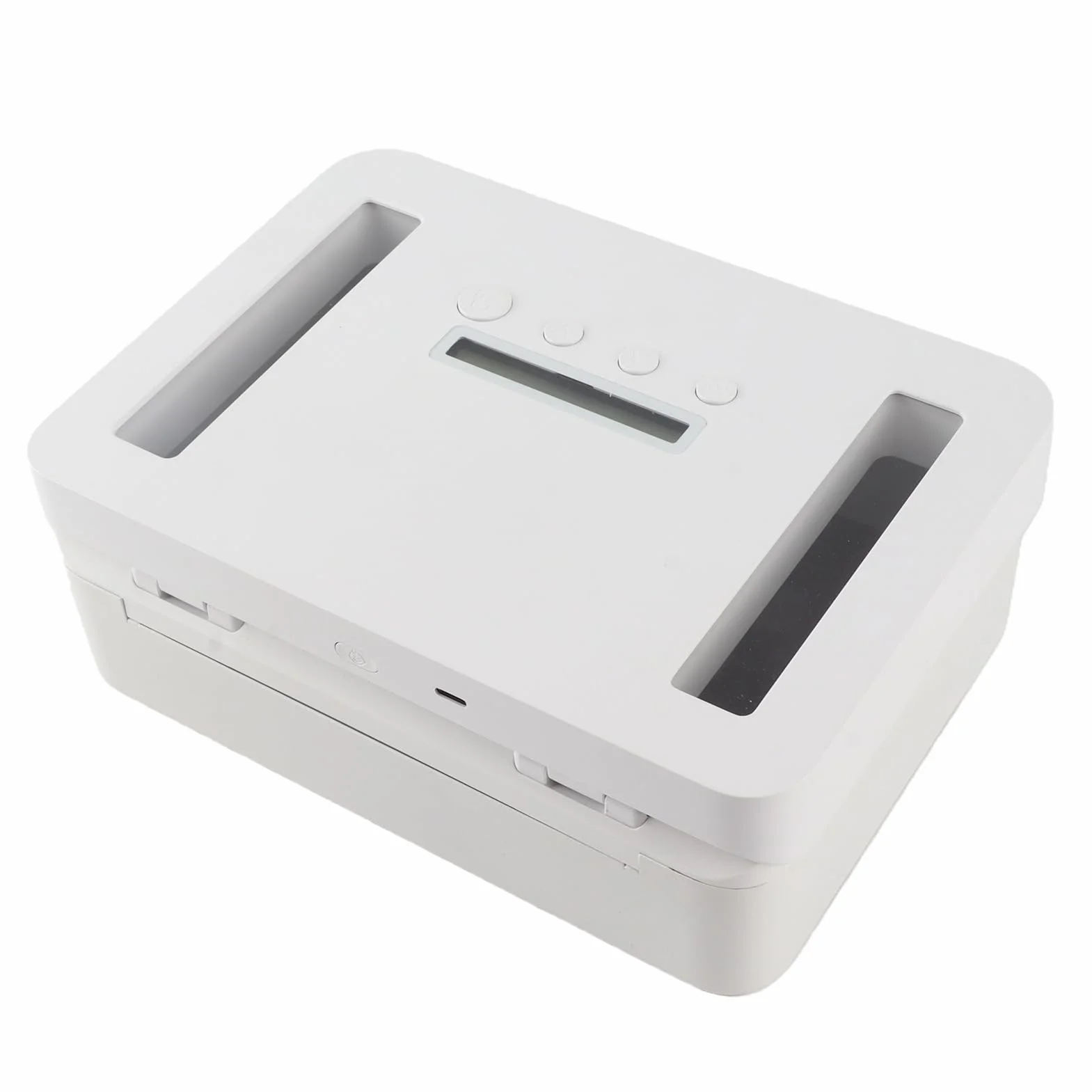 Caja de Seguridad con Temporizador de Metal, Caja de Seguridad para Teléfono con Temporizador, Contenedor de Autocontrol, Casillero de Liberación Prolongada hasta 365 Días (S)