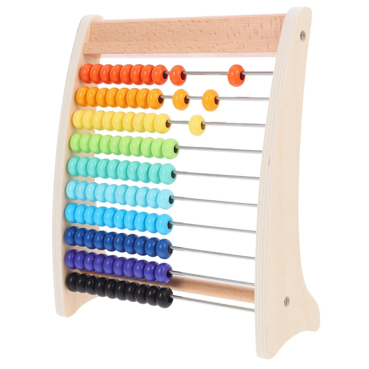 Didiseaon Ábaco de Madera para Niños 13 Niveles, Herramienta Didáctica para Coordinación Mano- y Desarrollo de Habilidades de Cálculo