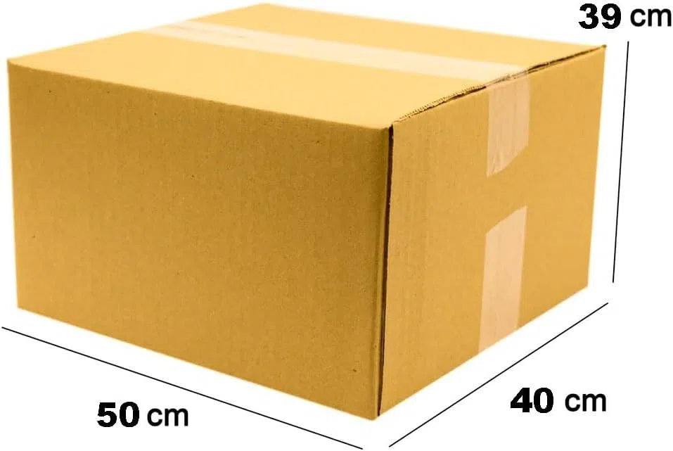 Lote de 15 Cajas Cartón Envases para Envíos 50 x 40 x 39 cm Doble Canal - Embalajes Comprar Cajas Fuertas Grandes Cartón Baratas para envíos Ofertas, lotes paquetes Mudanzas