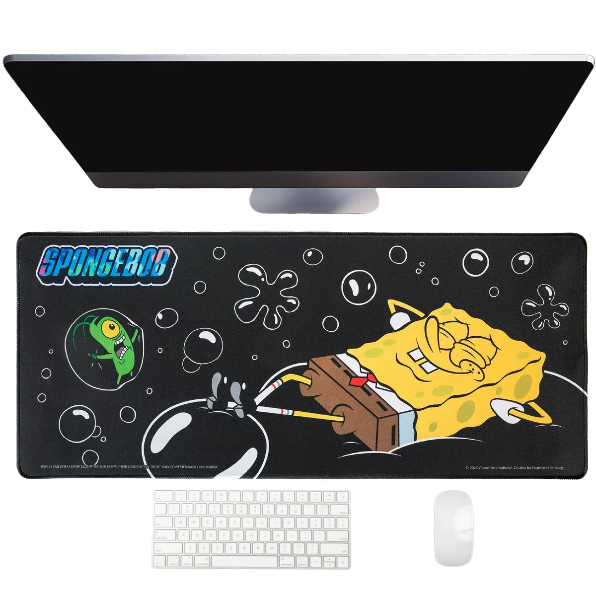 Bob Esponja - Base para escritorio (70 x 30 cm, neopreno)
