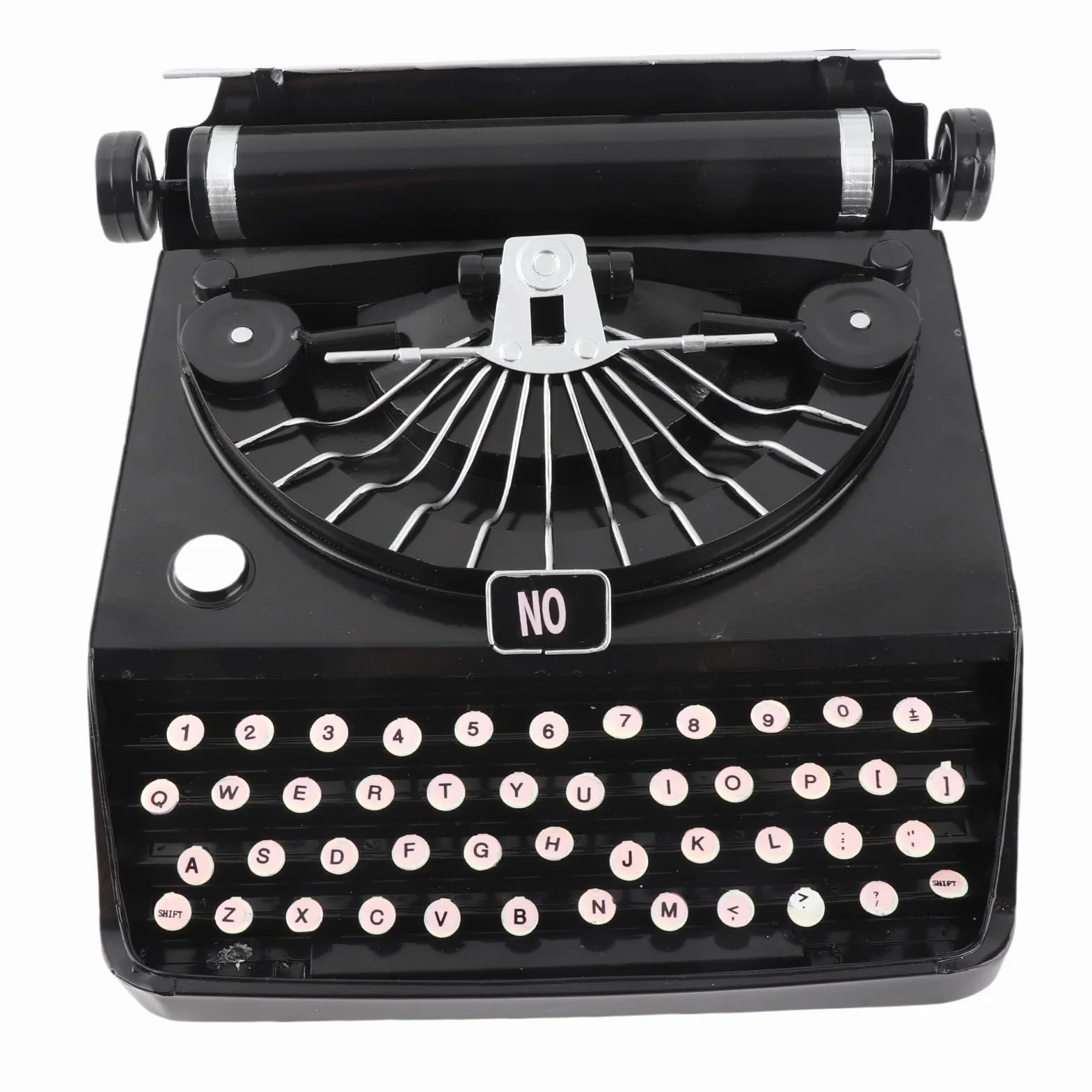 Modelo de Máquina de Escribir Antiguo, Buen Diseño Black Portable Typewriter para Oficina