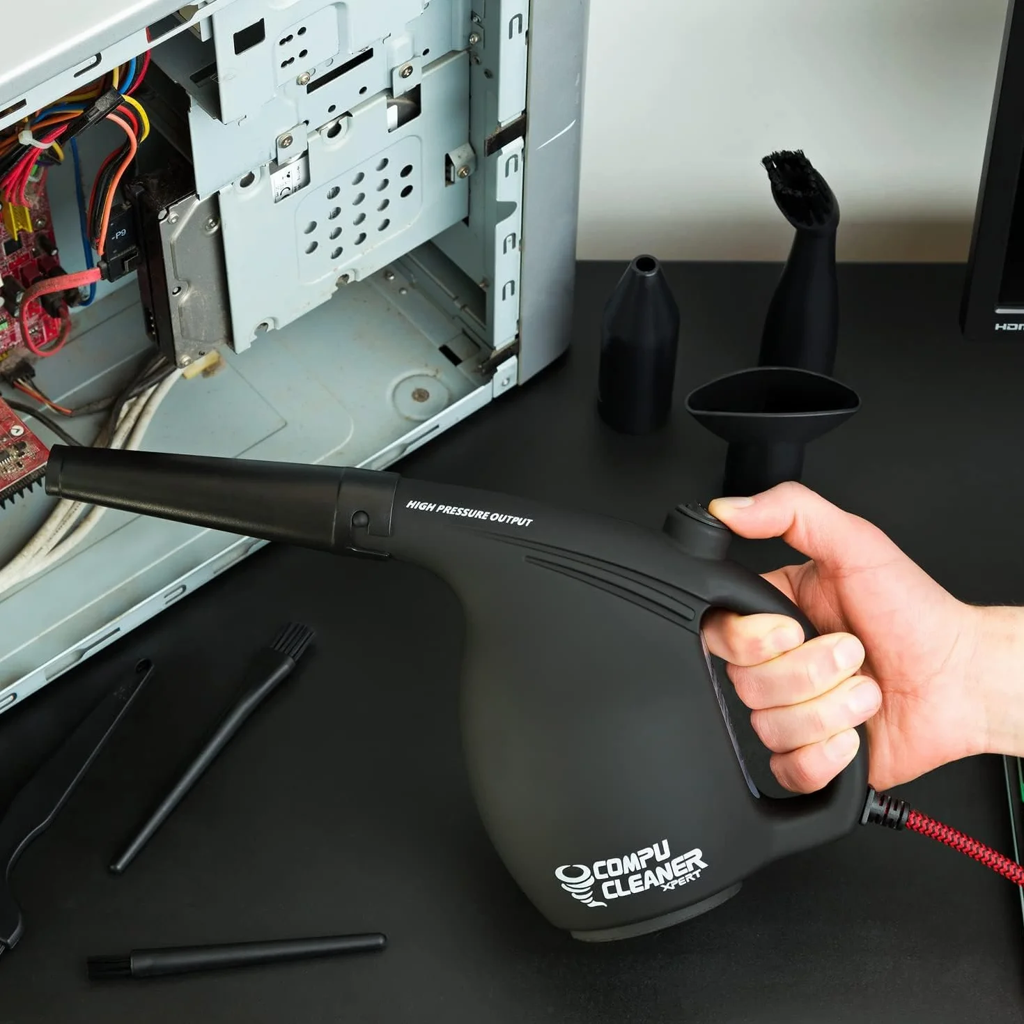 Compucleaner Xpert - Plumero de Aire Eléctrica
