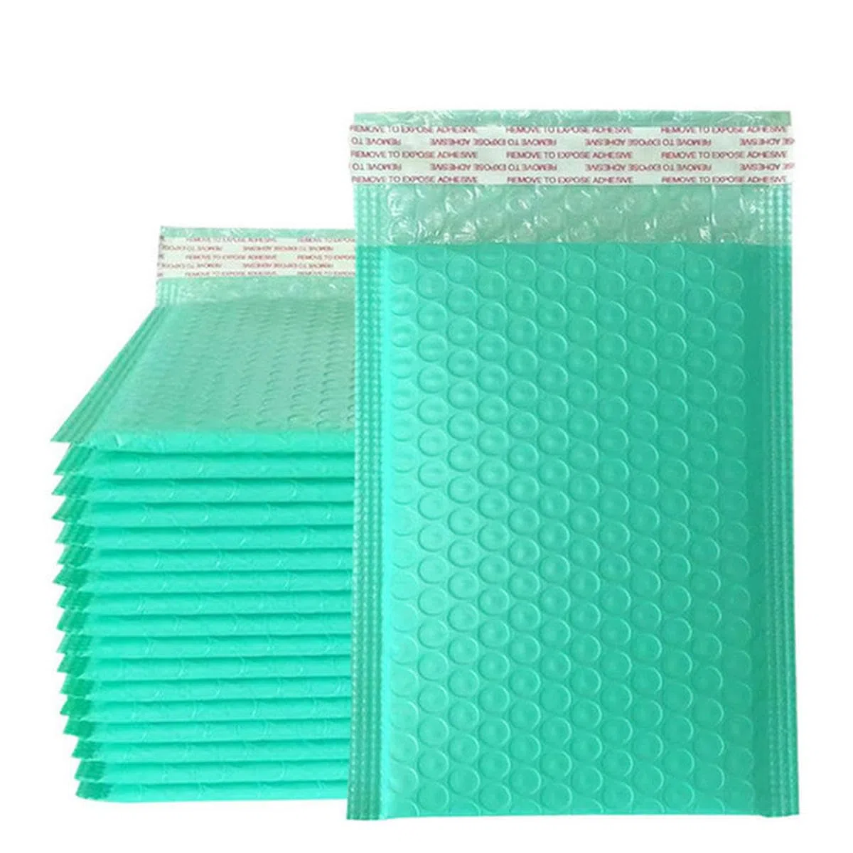 100 sobres de burbujas de papel Kraft sobres acolchados sobres de envío autosellados bolsa de embalaje de envío bolsas de almacenamiento de mensajería-azul-18 * 23cm