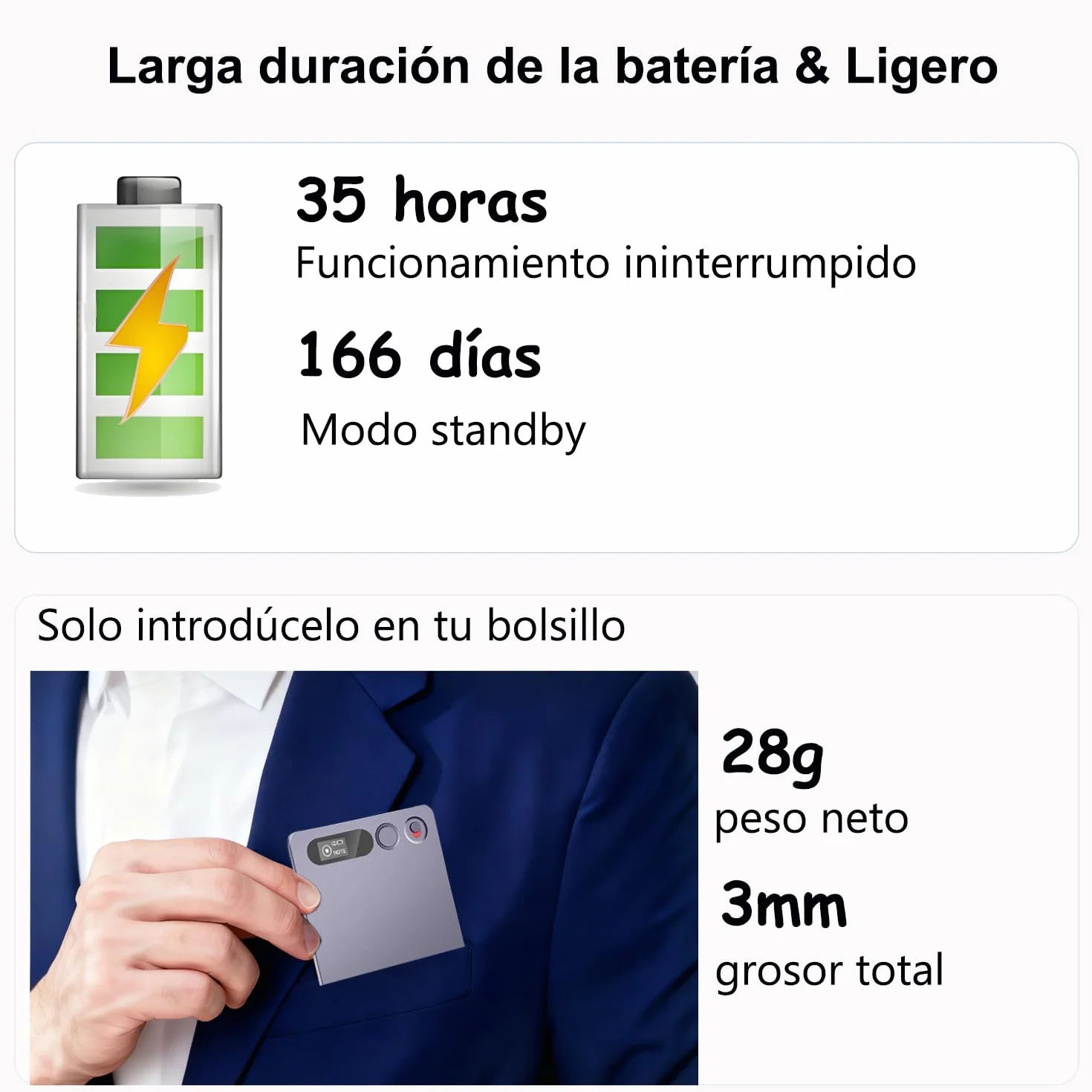 Grabadora de Voz Inteligente con IA Transcripción Resúmenes Grabación AI Reuniones Llamadas Entrevistas Charlas Clases