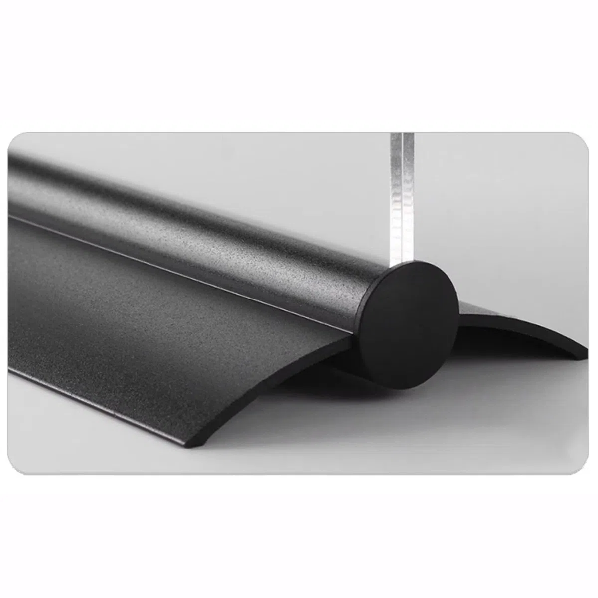 Soporte de menú mesa doble cara acrílico y aluminio | Oro/Plata/Negro A4/A5/A6 for menús y anuncios: Oficinas minoristas Cafés Hoteles(Vertical Black,210x297mm)