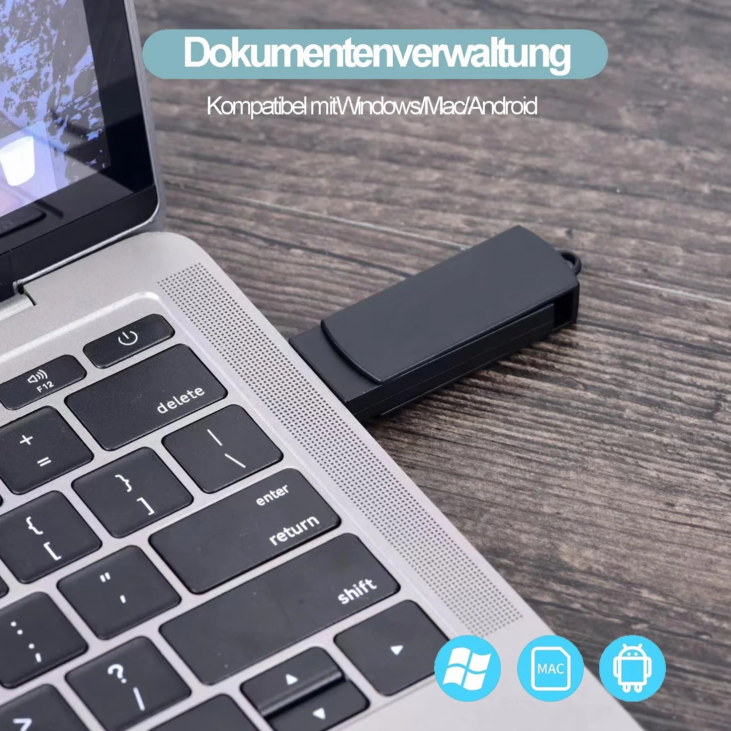 Grabadora de Voz 64GB Mini, Grabadora Portátil con Batería Recargable USB C