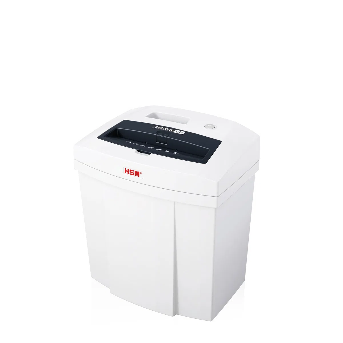 HSM SECURIO C14 - Destructora de documentos, nivel de seguridad 2, 12 hojas (corte en tiras) | Volumen de recogida 20 l, tiras, 10 -