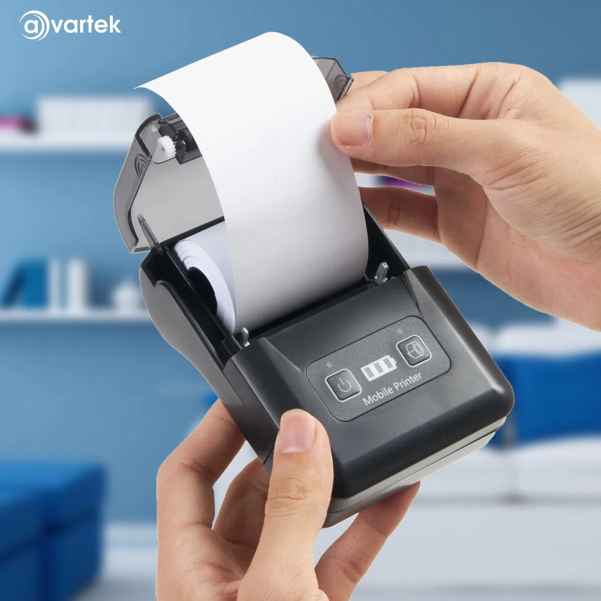Rollos de papel térmico prémium de 57 x 40 mm para tarjetas de crédito PDQ, POS, EPOS, máquinas de tarjetas, Barclaycard, Verifone, Ingenico, Sagem, Spire, Pax, Worldpay [Paquete de 100] AVARTEK
